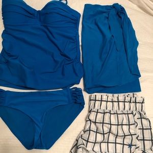 Body glove and Hurley swim set.